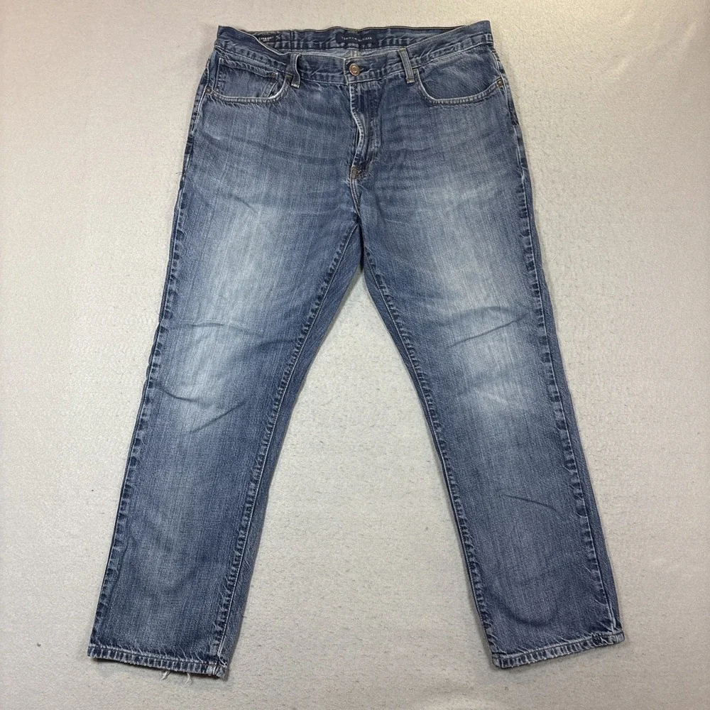 Vintage Y2K Tommy Hilfiger Jeans Men's Size 36x30 Blue Denim Straight Leg‎